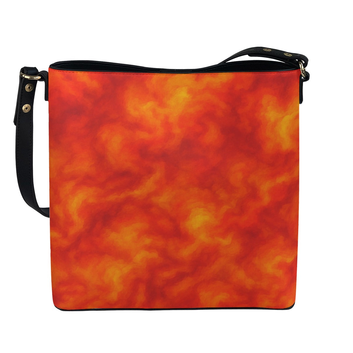 Unisex Minimalist Square Crossbody Bucket Bag