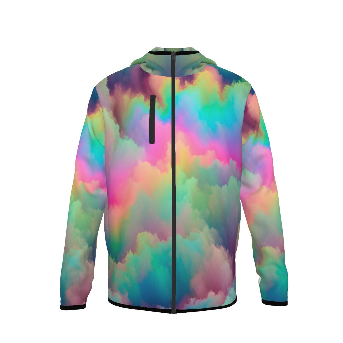 Men's Stylish Hoodie with Thumb Hole Design - view 1