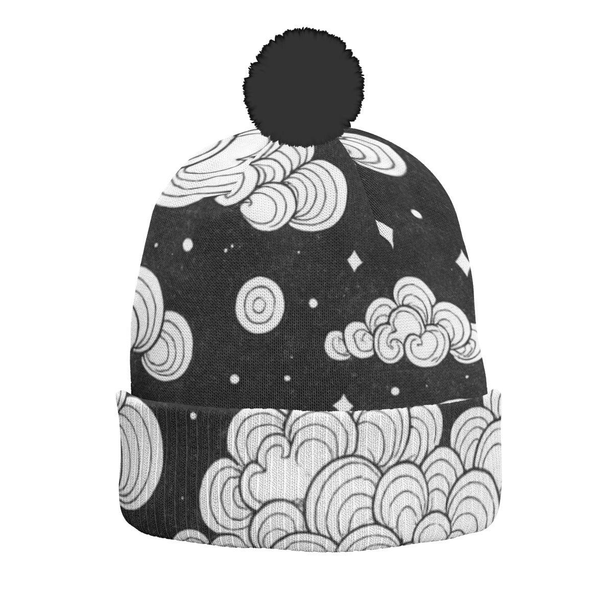 Unisex Knitted Hat With Pom-Pom