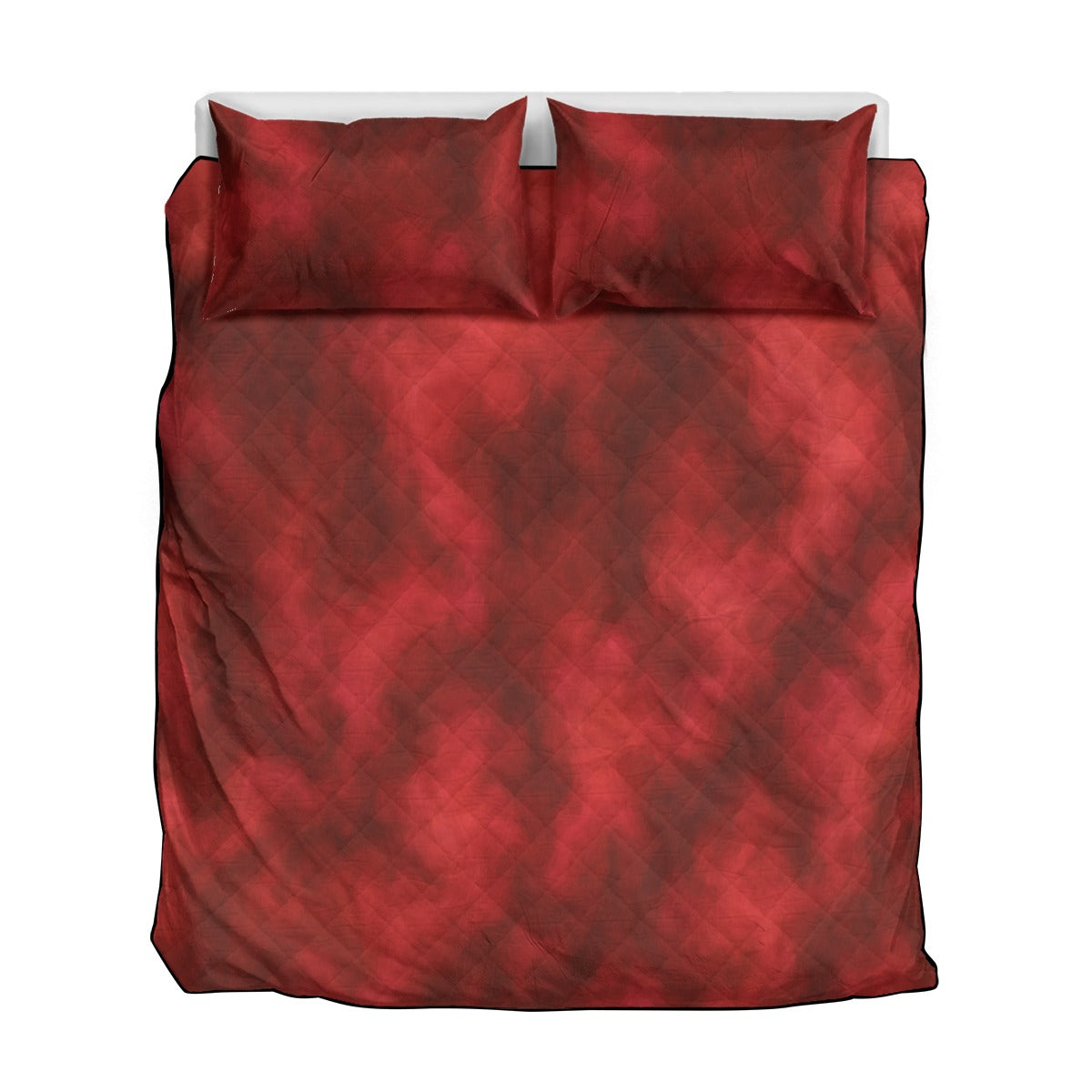 Unisex Quilt & Pillow Cases With Edge-wrapping Strips