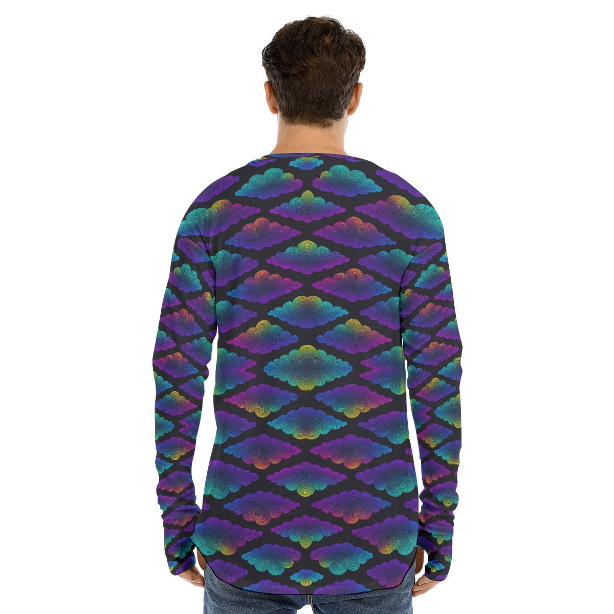 Men's Fingerless Long Sleeve T-shirt