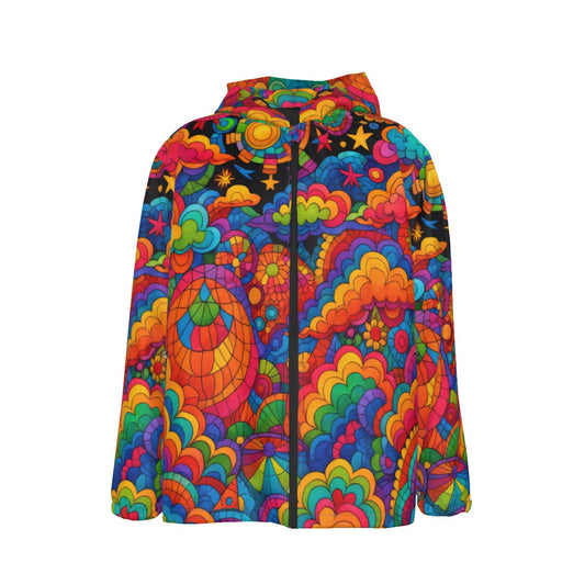 Men's Hooded Zipper Windproof Jacket