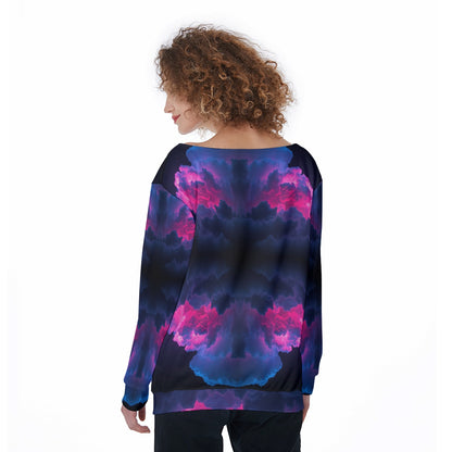 Women's Off-Shoulder Sweatshirt