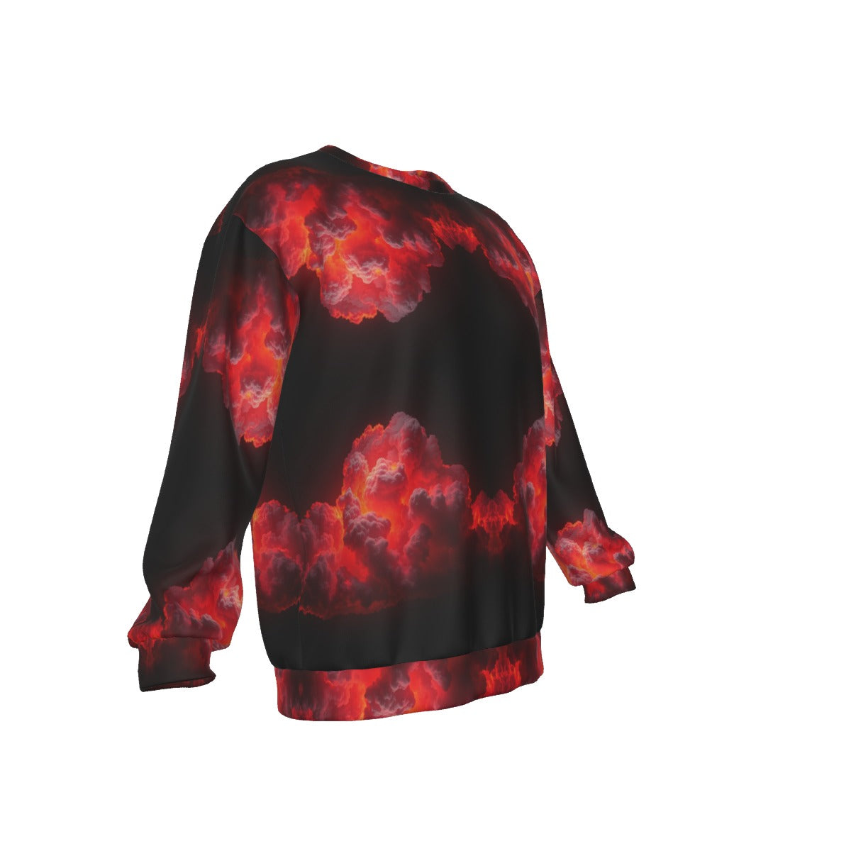 Men's Drop Shoulder Round Neck Long-Sleeved Sweatshirt