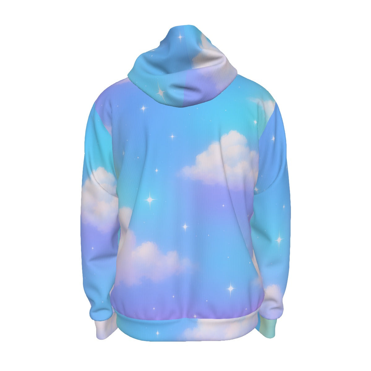 Unisex Zipper Hoodie With Black Lining