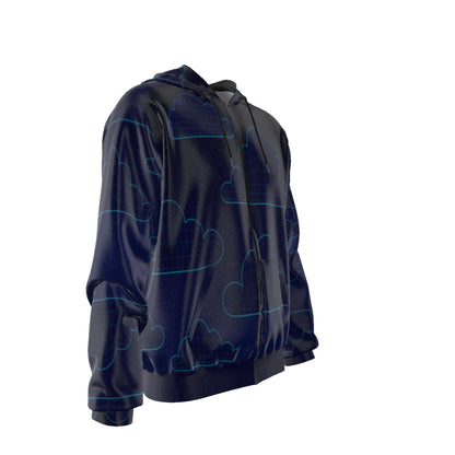 Men's Raglan Zip Up Hoodie