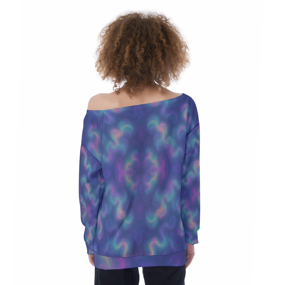 Women's Off-Shoulder Sweatshirt