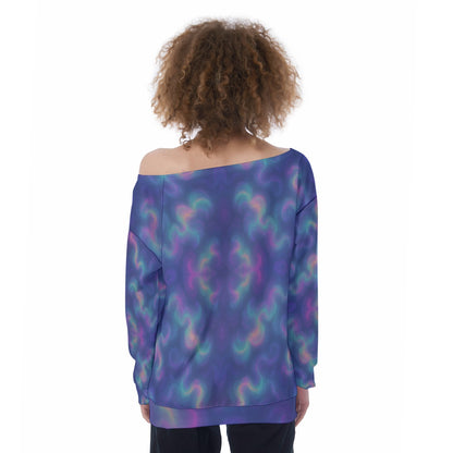 Women's Off-Shoulder Sweatshirt