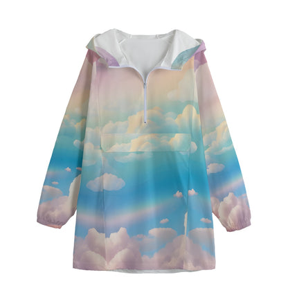 Unisex Windbreaker Long Jacket