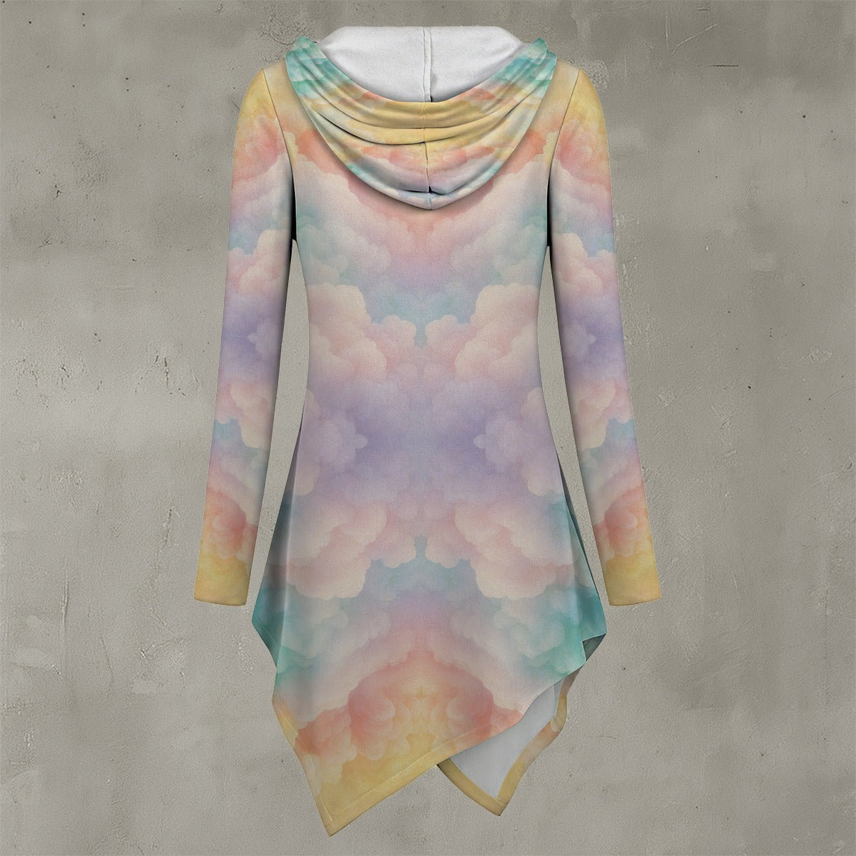 Women's Asymmetric Hem Hoodie