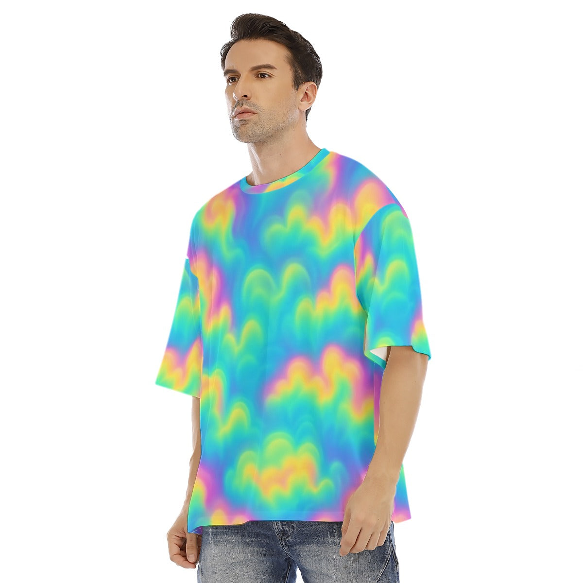 Men's Drop Shoulder T-shirt With Short Sleeve