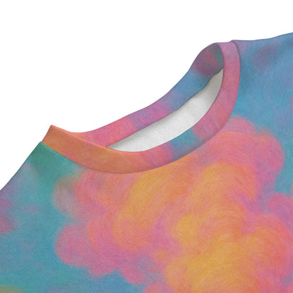 Unisex Drop-shoulder Knitted Fleece Sweater - view 3