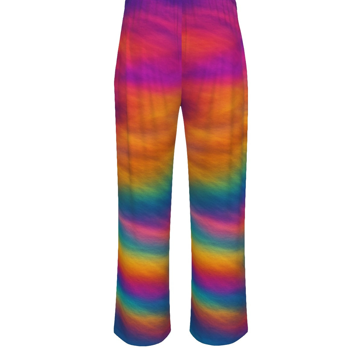 Unisex Knitted Fleece Wide Leg Pants