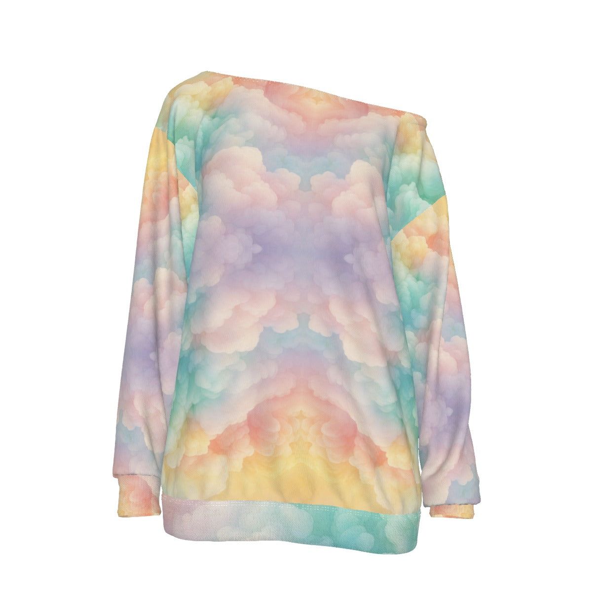 Women's Off-Shoulder Sweatshirt