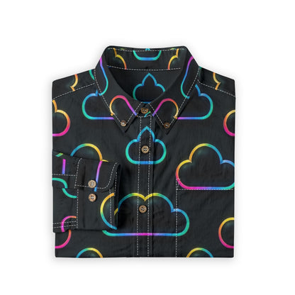 Men's Casual Lapel Long Sleeve Shirt|125GSM Cotton