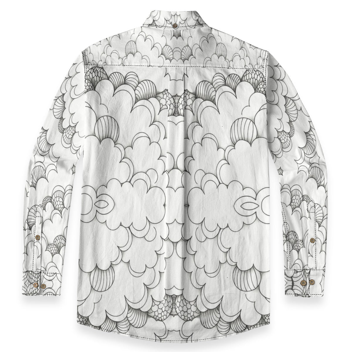 Men's Casual Lapel Long Sleeve Shirt|125GSM Cotton