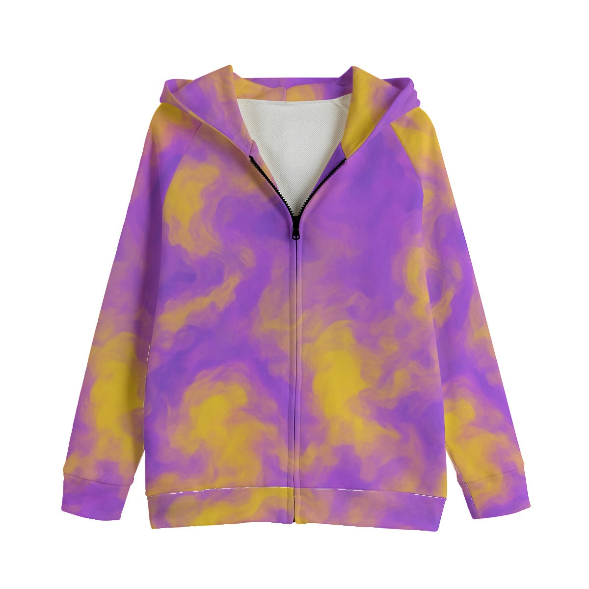 Unisex Kid's Zip Up Raglan Sleeve Hoodie | 310GSM Cotton