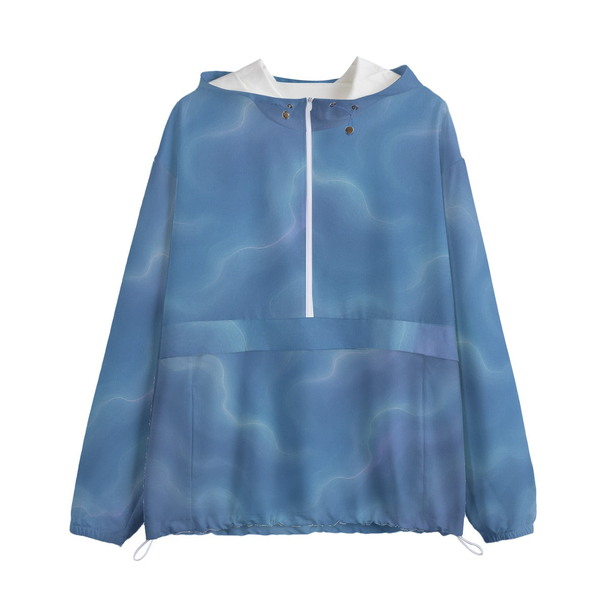 Unisex Pullover Jacket With Zipper Closure