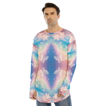 Men's Fingerless Long Sleeve T-shirt