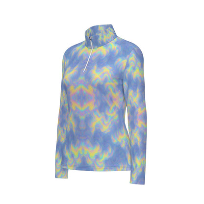 Women's Sports Collar Jersey With Long Sleeve