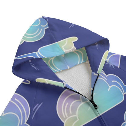 Kid's Zip Up Raglan Sleeve Hoodie | 310GSM Cotton