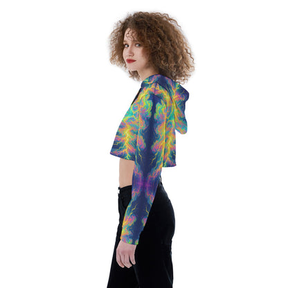 Women's Crop Top Hoodie