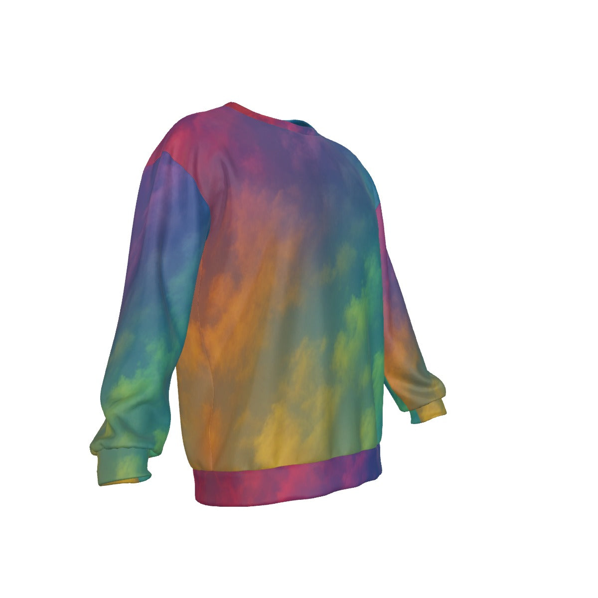 Men's Drop Shoulder Round Neck Long-Sleeved Sweatshirt