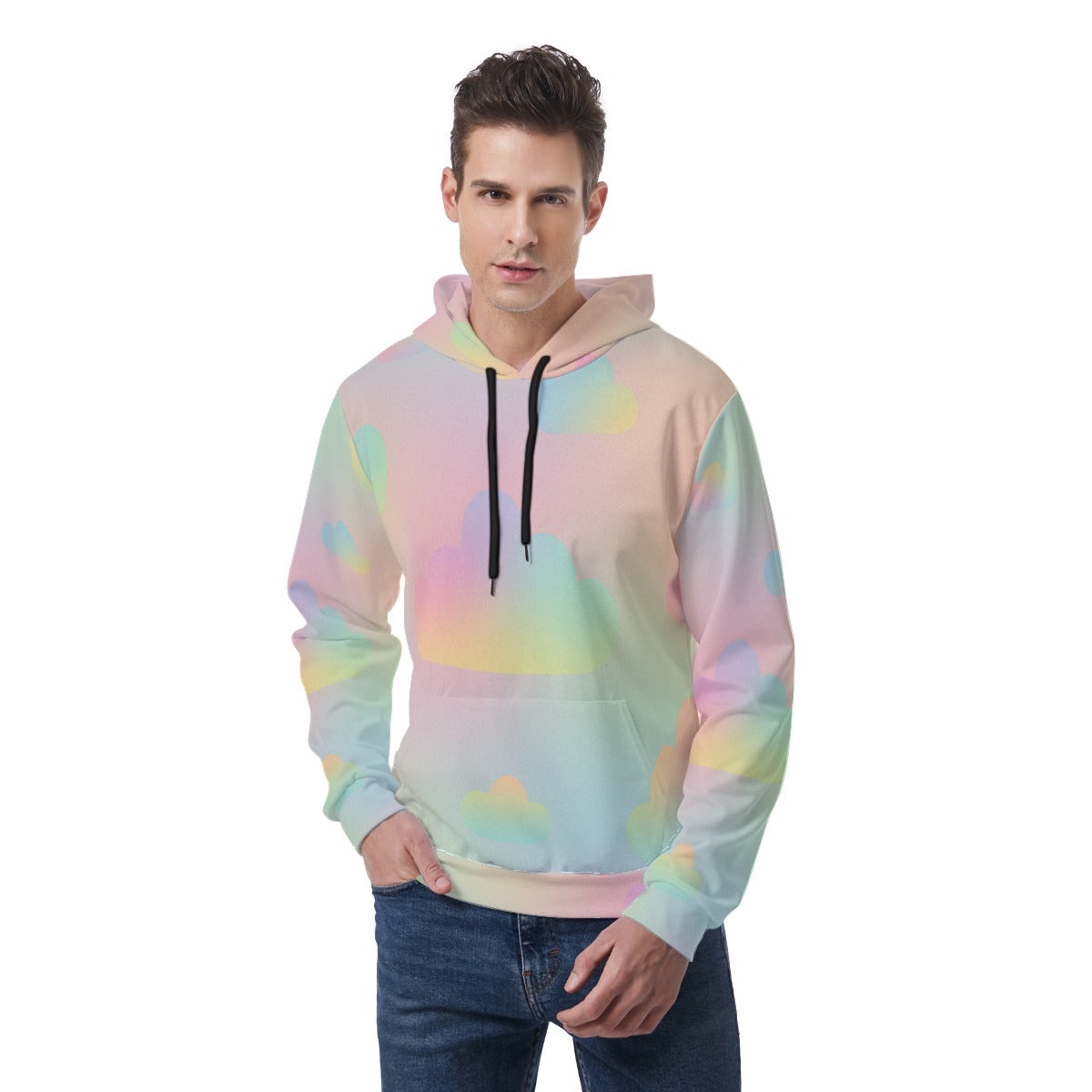 Men's Thicken Pullover Hoodie With Inner Hood