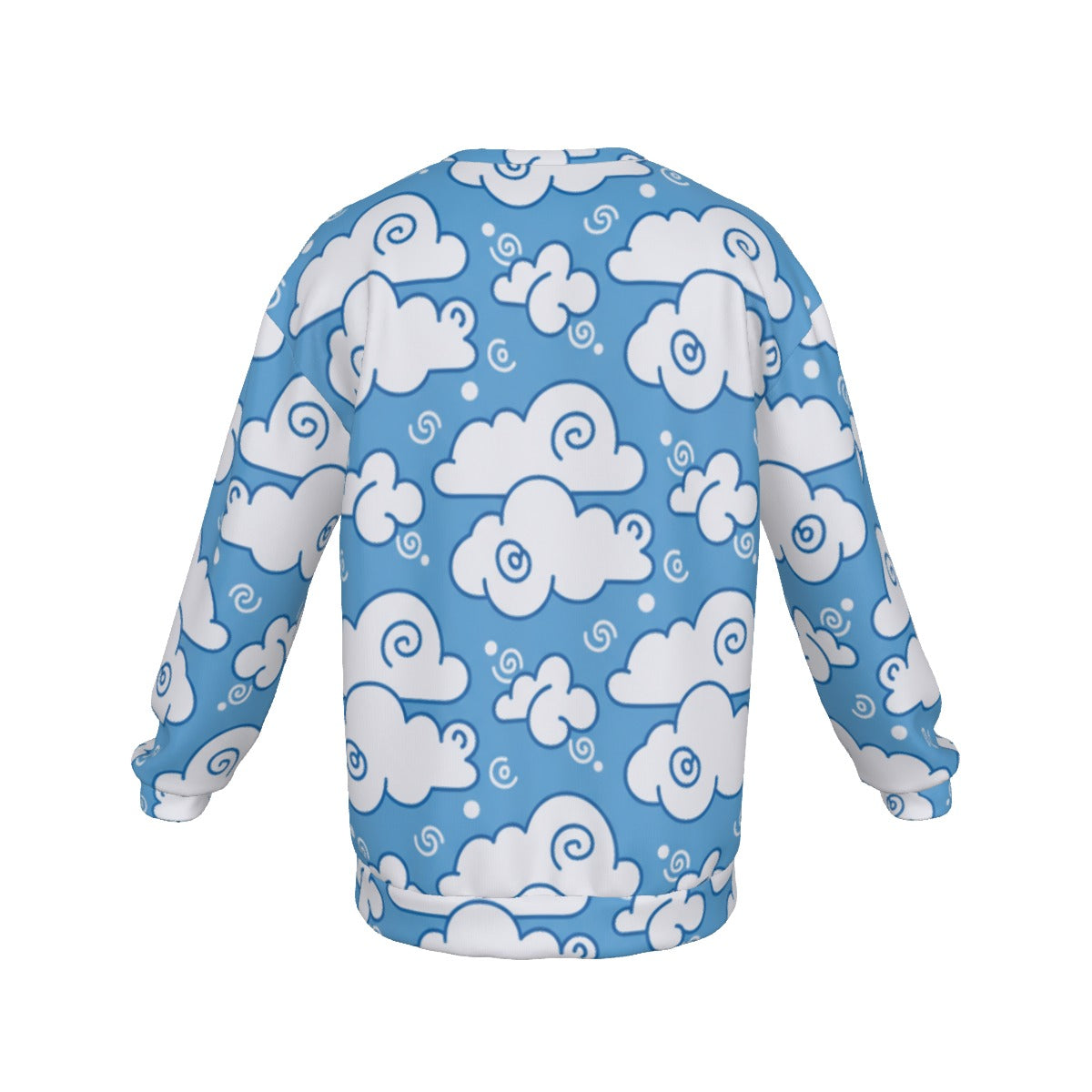 Men's Drop Shoulder Round Neck Long-Sleeved Sweatshirt