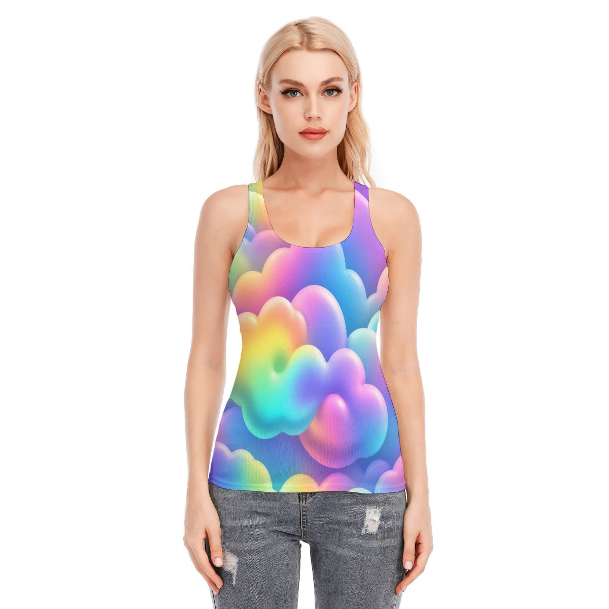 Women's Racer Vest | 190GSM Cotton