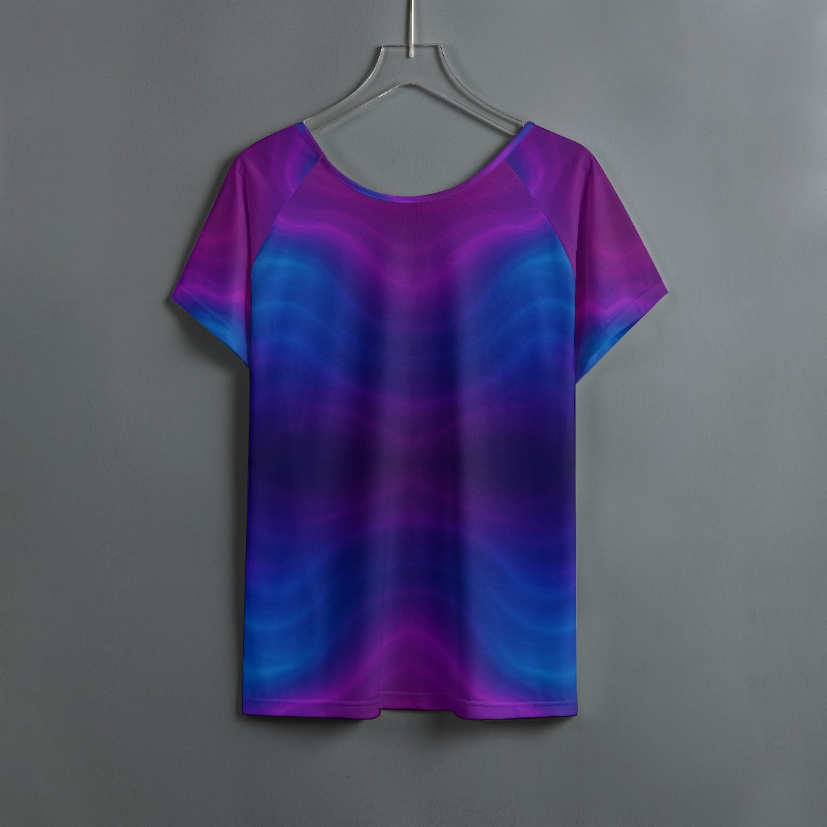 Women's Round Neck T-shirt With Raglan Sleeve