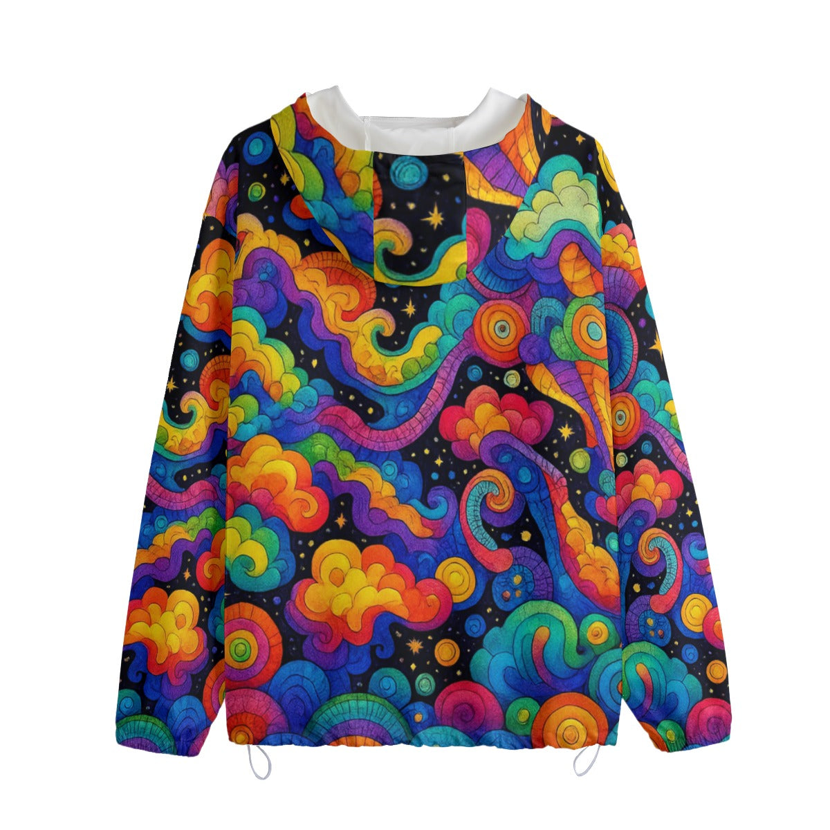 Unisex Pullover Jacket With Zipper Closure