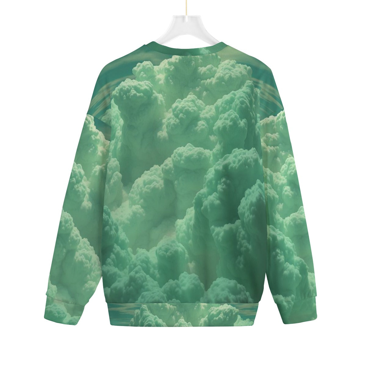 Unisex Drop-shoulder Knitted Fleece Sweater - view 2