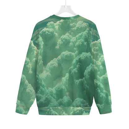 Unisex Drop-shoulder Knitted Fleece Sweater - view 2