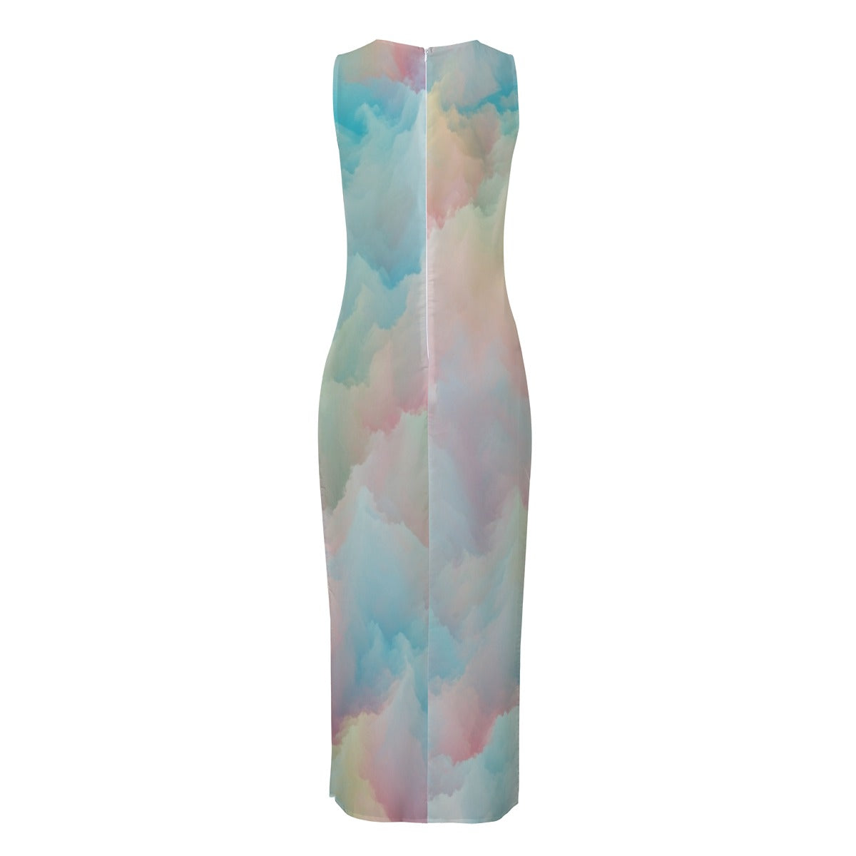 Women's Beach Perspective Chiffon Sleeveless Dress