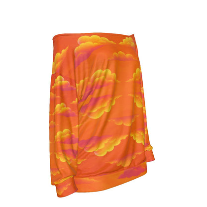 Women's Off-Shoulder Sweatshirt