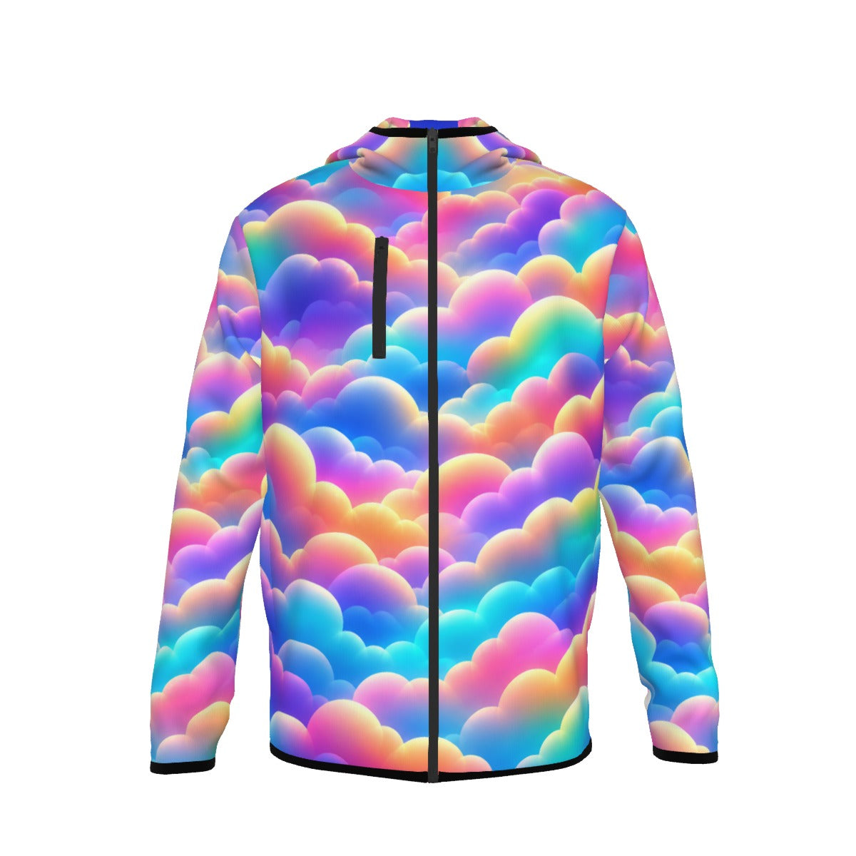 Men's Stylish Hoodie with Thumb Hole Design - view 1