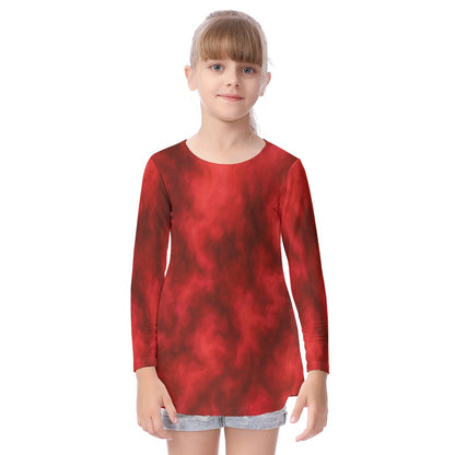Unisex Kid's Long Sleeve O-neck T-shirt