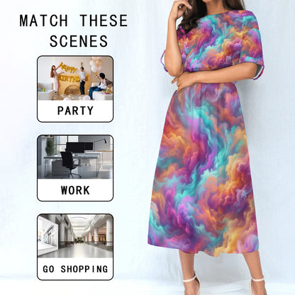 Women's Elastic Waist Dress