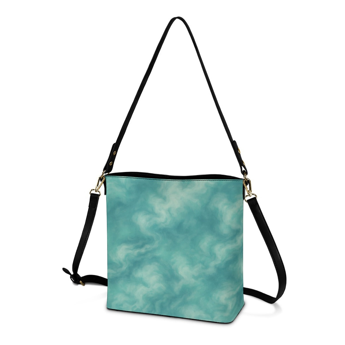 Unisex Minimalist Square Crossbody Bucket Bag