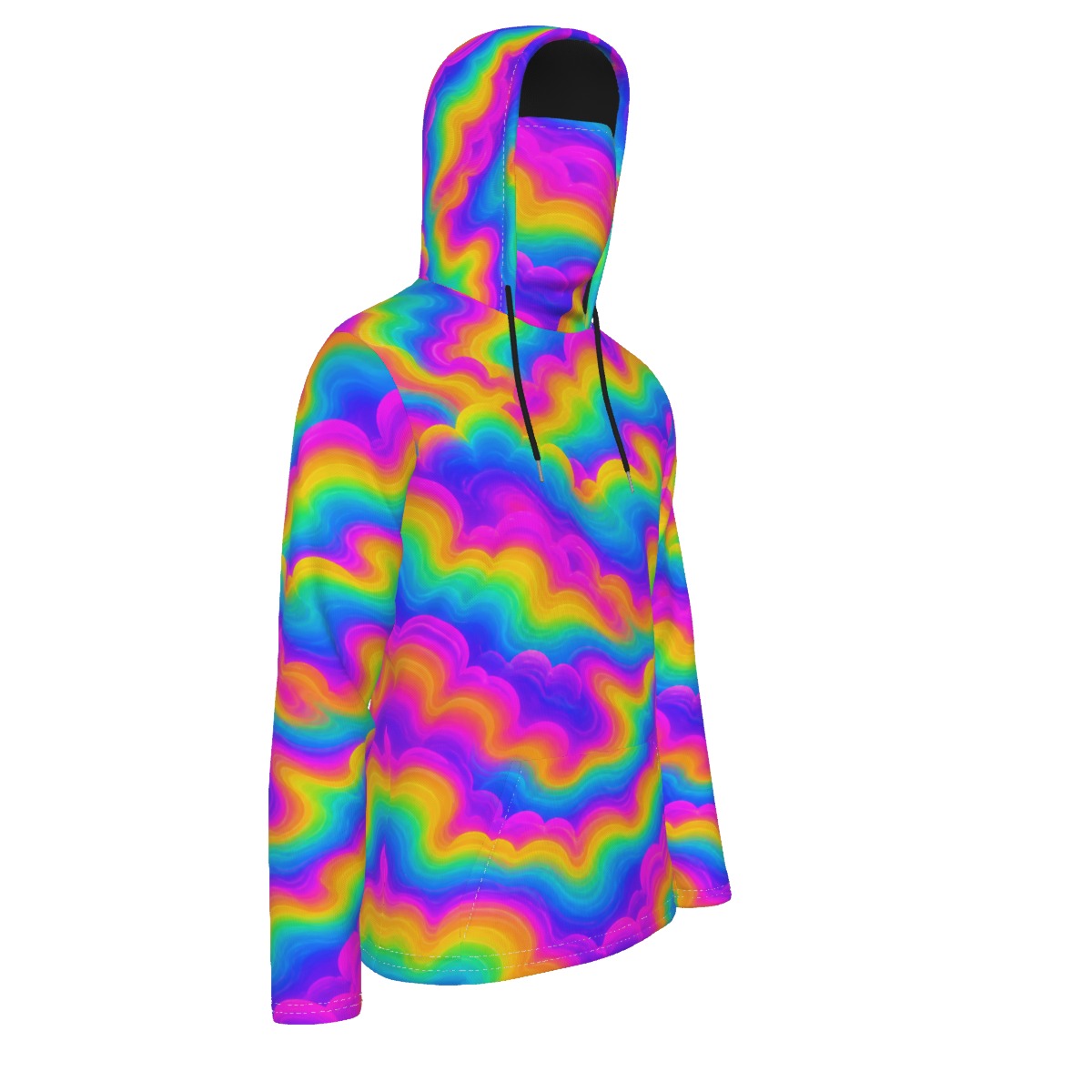 Men's Pullover Hoodie With Mask - view 4