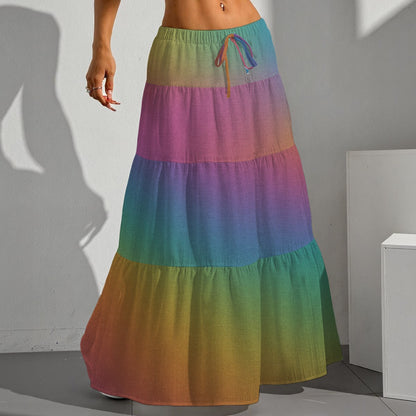 Women's Pleated Long Skirt