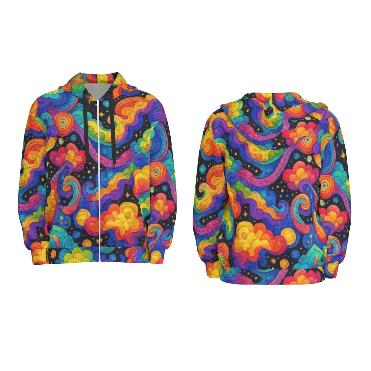 Unisex Zip Hooded Sweatshirt