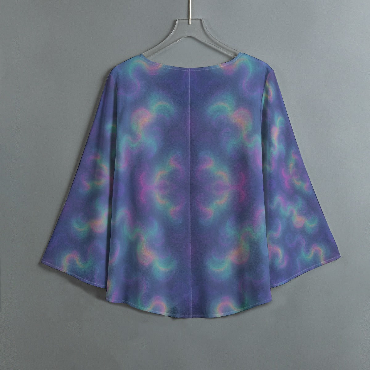 Women's V-neck T-shirt With Irregular Hem