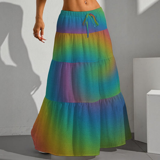 Women's Pleated Long Skirt
