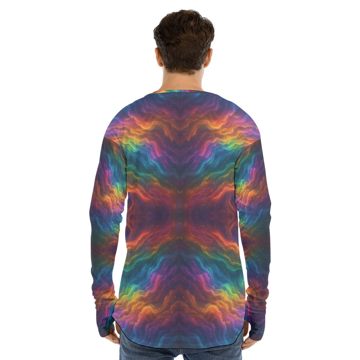 Men's Fingerless Long Sleeve T-shirt