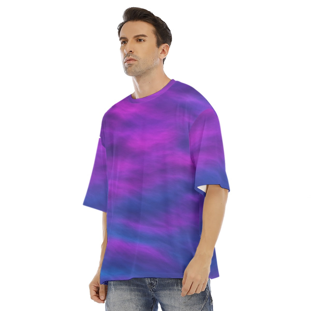 Men's Drop Shoulder T-shirt With Short Sleeve