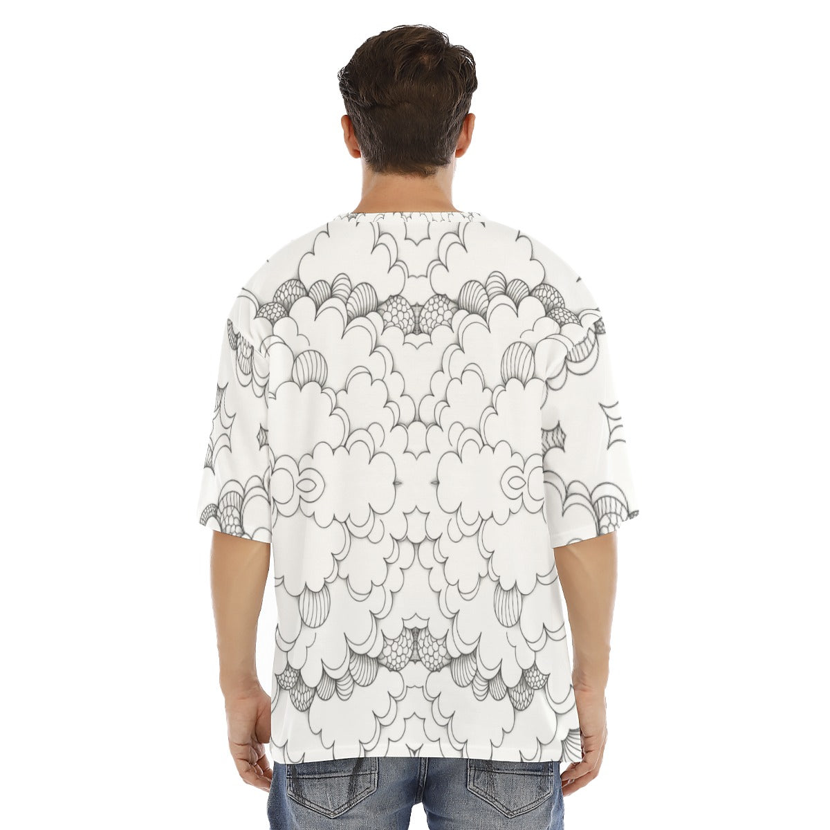 Men's Drop Shoulder T-shirt With Short Sleeve