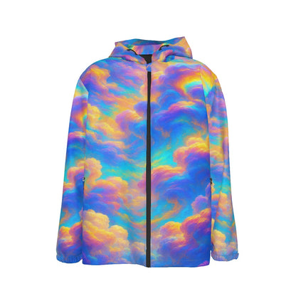 Men's Hooded Zipper Windproof Jacket