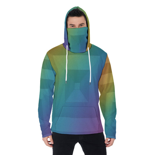 Men's Heavy Fleece Hoodie With Mask